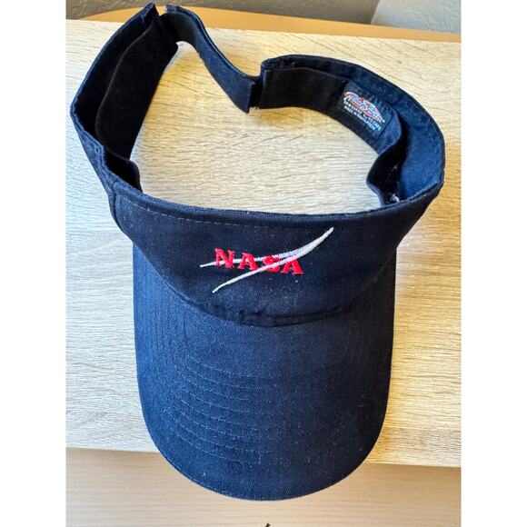 NASA Embroidered Black Visor - Picture 2 of 5